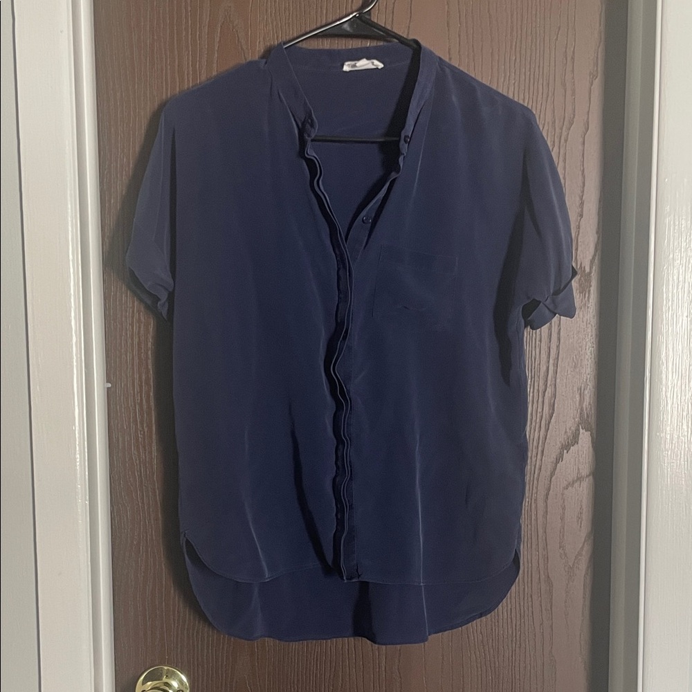 Chic Navy Women's Blouse
